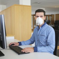 Mascherina di protezione certificata FFP2
